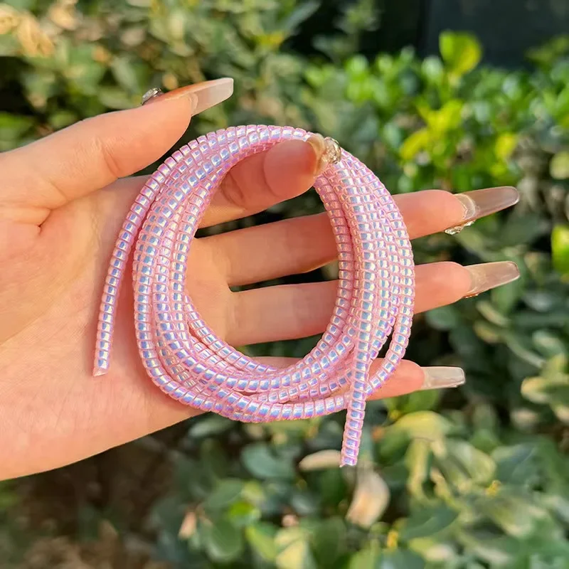 Spring Roll Wrapper - Penggulung Kabel Data iPhone/Samsung/Huawei/Xiaomi 1.6M Universal