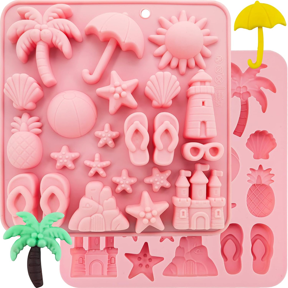 Donut Mold Silicone - Cetakan Silikon Tema Pantai Musim Panas