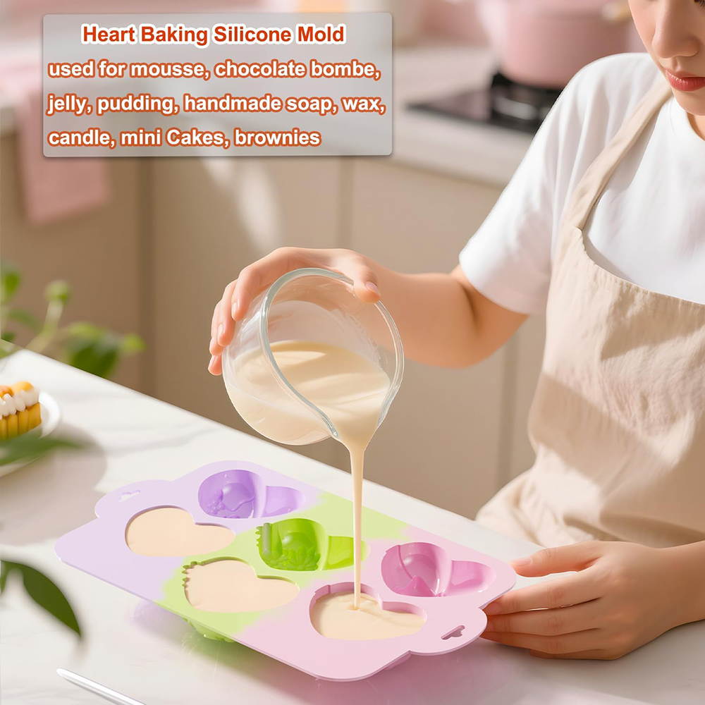 Cetakan Silikon Bentuk Hati un - Donut Mold Silicone ulasan dan harga