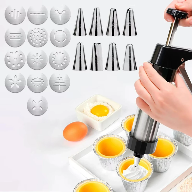 13 buah/set Manual DIY cetakan - Churros Maker Gun ulasan dan harga