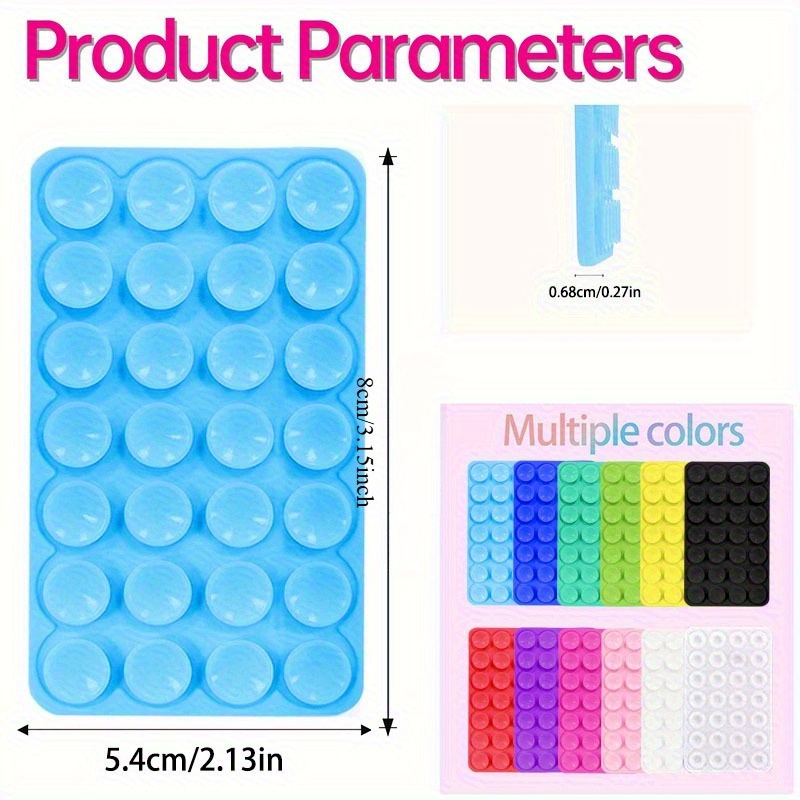 10Pcs Penyangga Ponsel Silikon - Taco Stand Holder ulasan dan harga