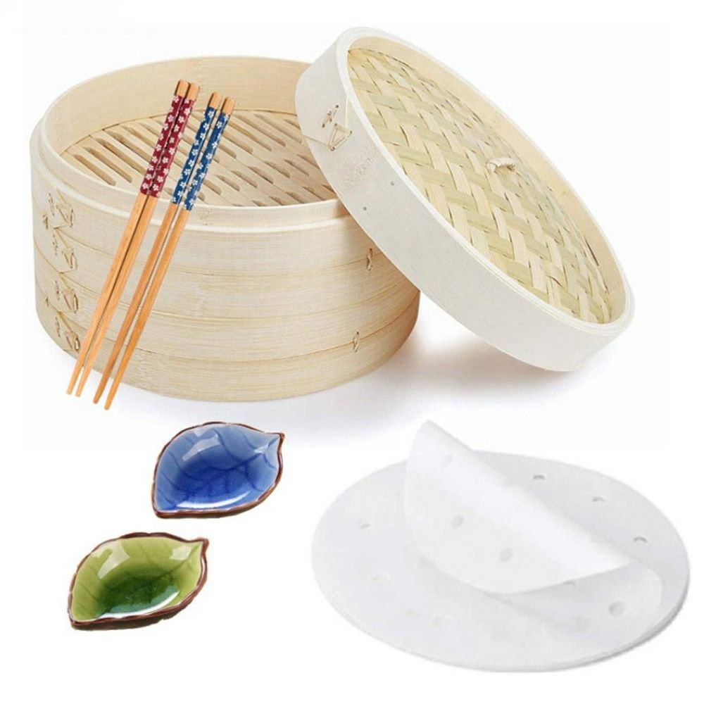 Keranjang Kukus Bambu Cina den - Bao Steamer Bamboo ulasan dan harga